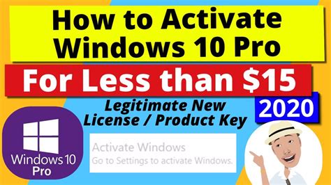 Windows 10 Activate Product Key License For Home Or Pro 15 Cheap