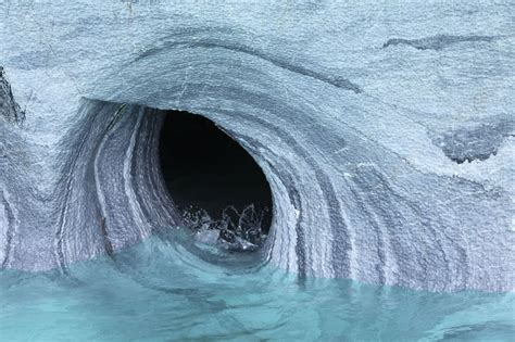 Water Sculpted Cave In Chile Marble Rock Sea Cave