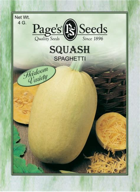 Squash Spaghetti The Page Seed Company Inc