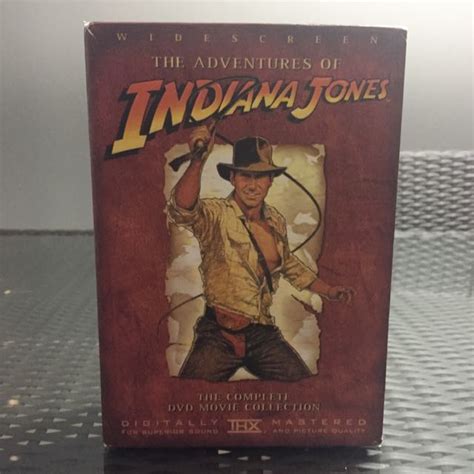 Indiana Jones Complete DVD Movie Collection Music Media CDs DVDs