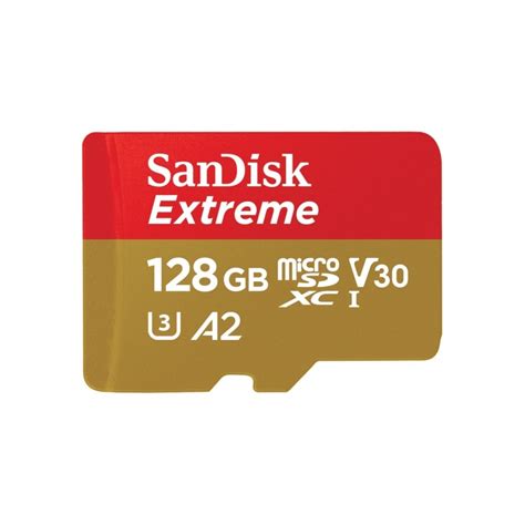 Sandisk 128gb Extreme Microsdxc Memory Card Class 10