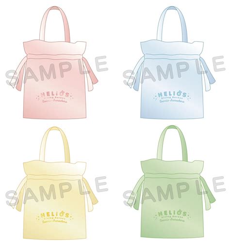 Helios Rising Heroes X Sanrio Characters Satin Tote Bag B North Sector