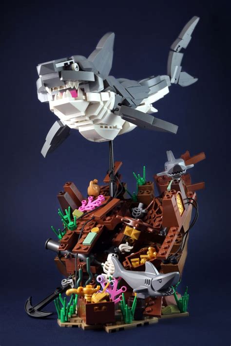 Sharks Treasure 2 Cool Lego Creations Amazing Lego Creations Lego