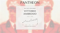 Vittorio Ambrosio Biography - Italian general (1879–1958) | Pantheon