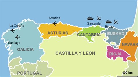 Stepmap North Spain Hp Test 5 Landkarte Für Spain