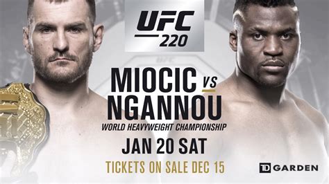 Ngannou 2 fight card saturday night in las vegas. UFC 220: Höjdpunkter från Stipe Miocic vs Francis Ngannou ...