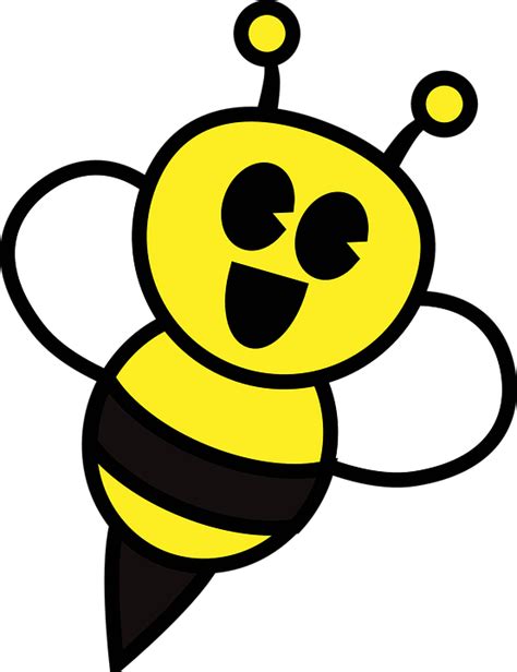 Bee Honey Bee Insect Smiley Clipart Bee Clipart Animals Clip Art
