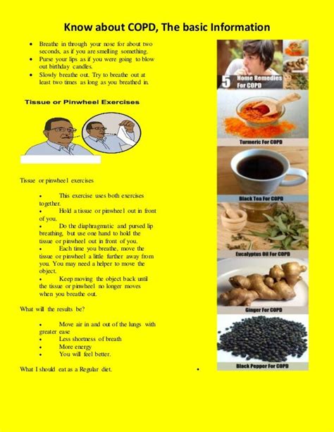 Patient Information Leaflet For Copd An Information Tool For Patient