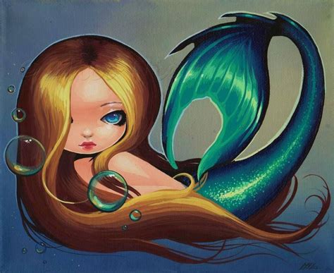Pin By Gail On Mermaids With Green Tails Mermaid Art Mermaids And