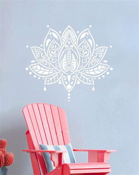 Buy Gss Designs Lotus Flower Mandala Wall Stencil Template 12x12 Inch