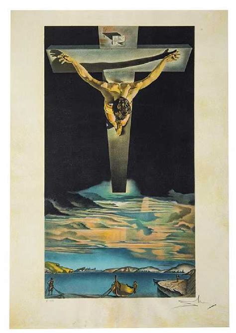 Salvador Dali Litho Christ Of St John Of The Cross