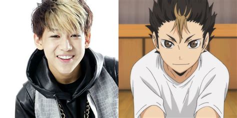 Top 10 anime hairstyles for men. 10 K-Pop Stars That Are Basically Anime Characters In Real ...