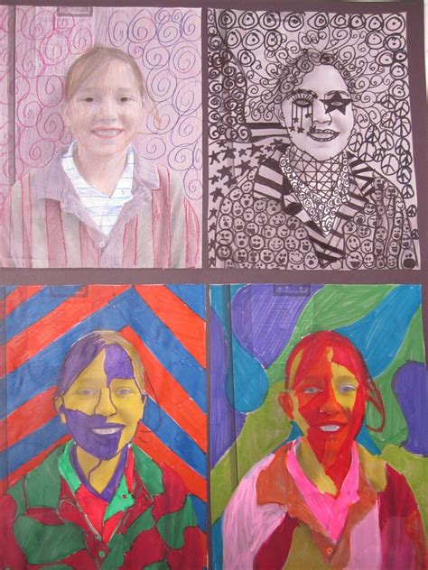 We will find the answer in the elements of art and principles of design. Think Create Art: Elements of Art Faces- 6th Grade
