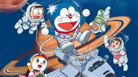 Doraemon With Friends On Space Hd Doraemon Wallpapers Hd Wallpapers