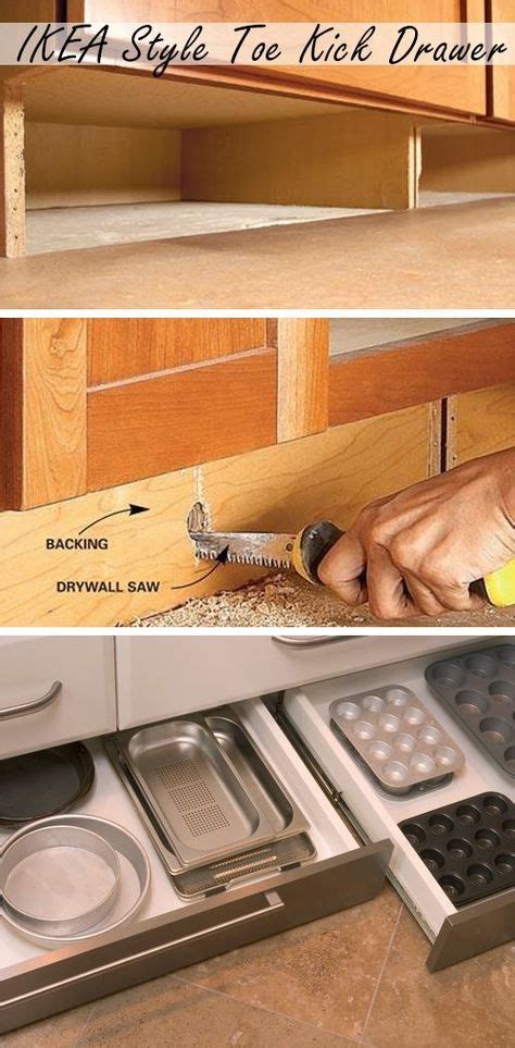 How To Build Under Cabinet Drawers And Increase Kitchen Storage Kitchen
