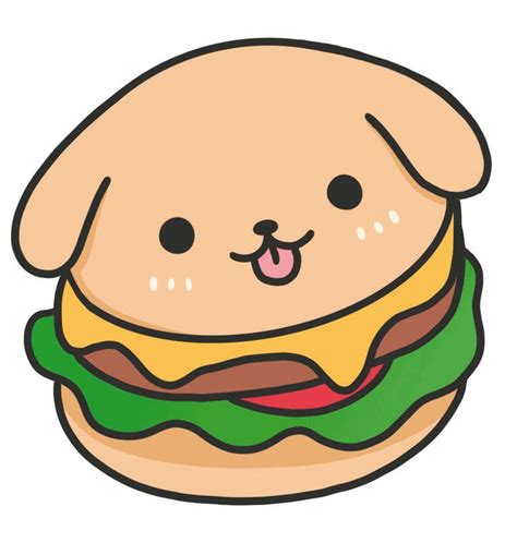 How To Draw Really Cute Hamburgers · Extract From Kawaii How To Draw