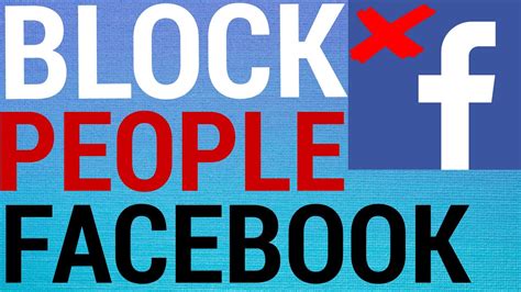 We did not find results for: How To Block People On Facebook - YouTube