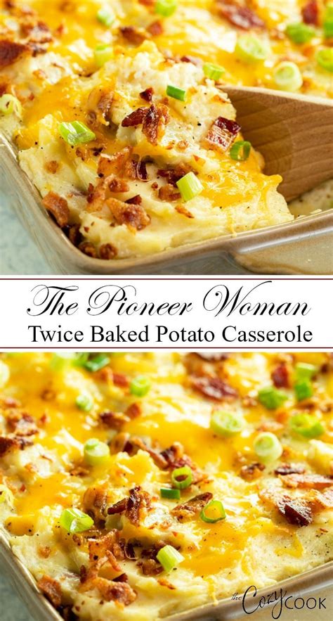 Touch device users, explore by touch or with. This easy Twice Baked Potato Casserole from The Pioneer ...