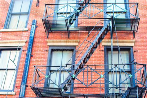 New York City Apartment Building Background Stock Photo Image Of