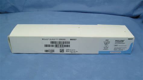 Ethicon M8557 Prolene Suture 4 0 36 Rb 1 Taper Double Armed