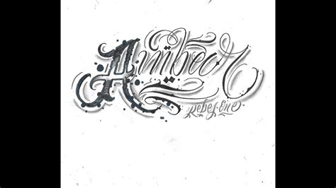 Letras Para Tatuar Manuel Chicano Lettering Como Hacer Letras Mano Escritas Top Lettering