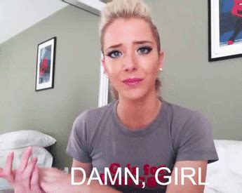 Jenna Marbles Clapping Damn GIF Find On GIFER