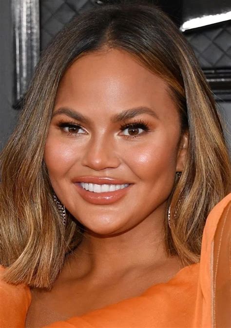 Chrissy Teigen Was Simply Glowing And That Included Her Glossy Lips
