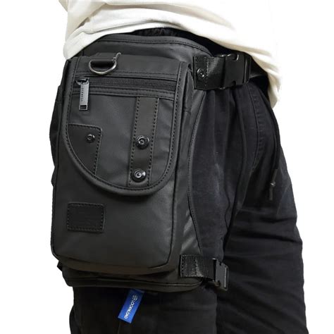 Men Oxford Drop Leg Bag Hip Belt Bum Waist Fanny Pack Cross Body Shoulder Bags For Travel