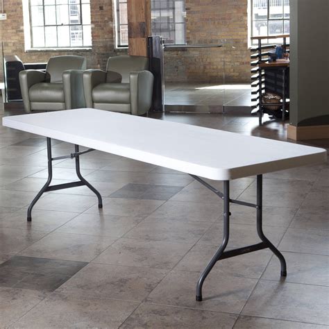 Lifetime 8 Foot Commercial Folding Table White 22980