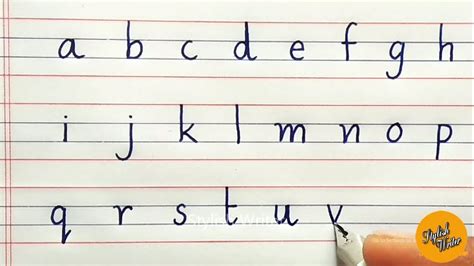 How To Write Small Alphabets In Simple And Basic Steps Learn To Write