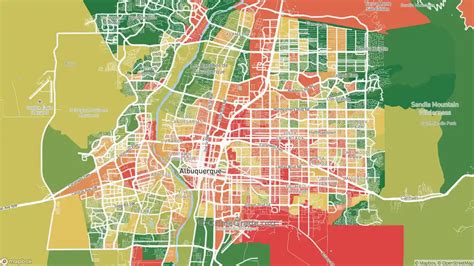 Albuquerque Nm Violent Crime Rates And Maps