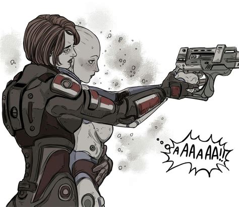 Femshep And Liara Masseffect Mass Effect Tattoo Mass Effect Art