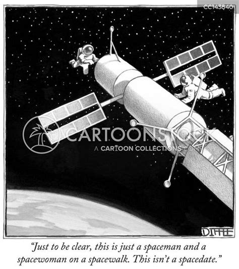space station cartoon