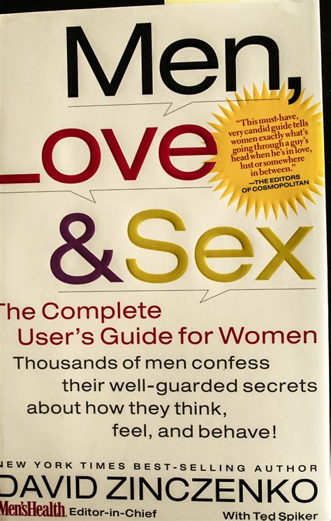 Men Love And Sex The Complete Users Guide For Women By Zinczenko