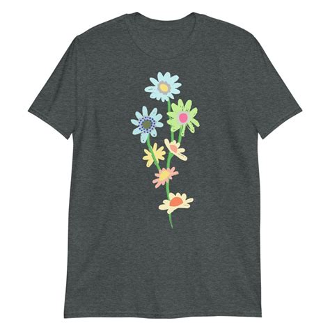 Artsy Daisy Shirt Womens Clothing Floral T Shirt Etsyde