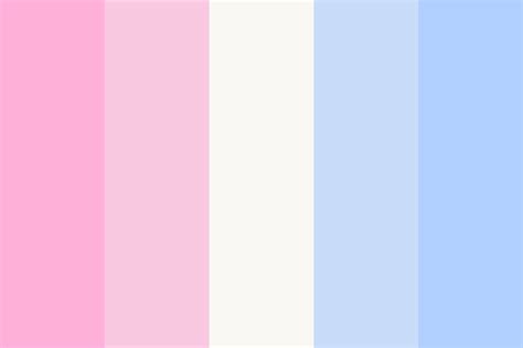 Pink And Blue Pastel Color Palette