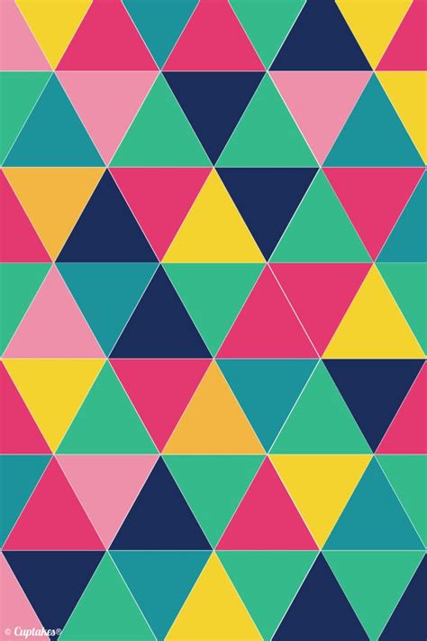 Triángulos Colores Hd Wallpaper Pattern Geometric Wallpaper Iphone