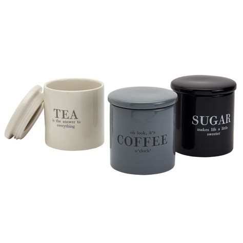 Buy Ops Gallery Ceramic Canister Collection Stoneware Designed Kitchen