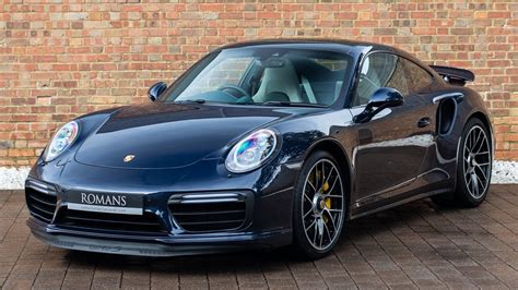 2018 Porsche 911 991 2 Turbo S Night Blue Metallic Walkaround And Interior Features Youtube