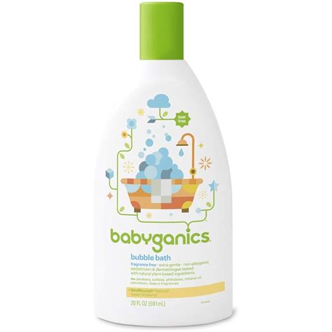 Suitable for external use only. Babyganics Baby Bubble Bath, Fragrance Free, 20oz Bottle ...