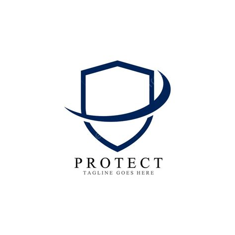 Protector Vector Png Images Shield Protector Logo Icon Illustration