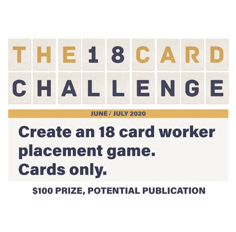 The 18 Card Challenge Worker Placement Button Shy