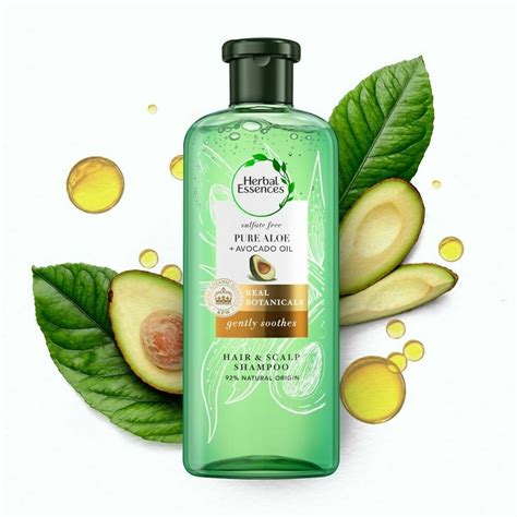 Herbal Essences Pure Aloe Avocado Oil Shampoo 380ml Uk