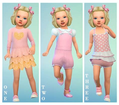 Toddler Cc Sims 4 Sims 4 Toddler Clothes Sims 4 Cc Kids Clothing