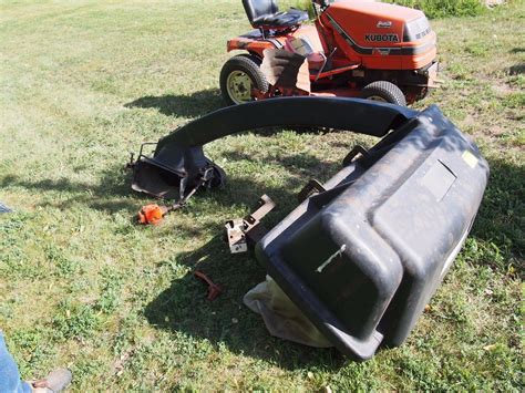 Kubota Grass Bagger Comes Completer With Drive Attachment To Any