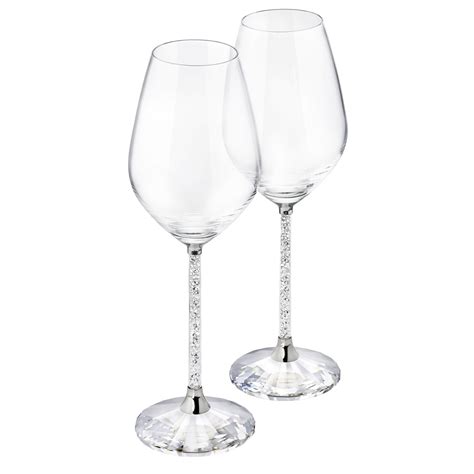 Crystalline Wine Glasses Set Of 2 Royal House