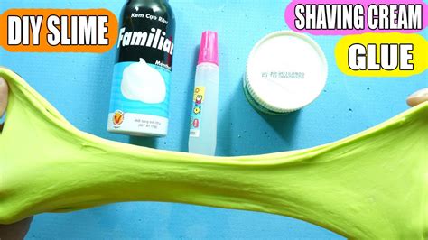 How To Make Slime Without Glue Shaving Cream Simplest Diy Fluffy Slime Success 100 Youtube