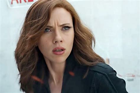 Scarlett Johansson Stars In New ‘captain America Civil War Trailer Black Widow Natasha