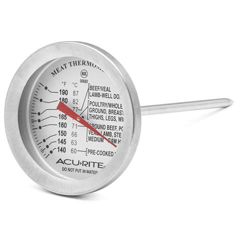 Meat Poultry Thermometer Dial Acu Rite Easy Use Ebay