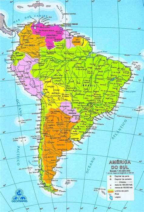America Do Sul Mapa Mapa De America Del Sur Mapa Da America Do Sul Images